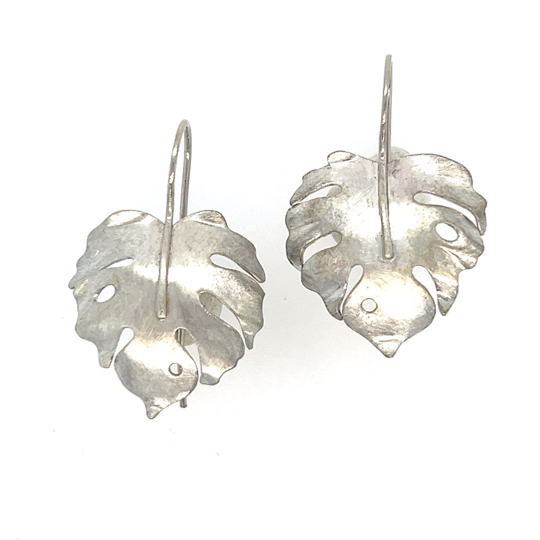 monstera leaf earrings Monstera Leaf Earrings
