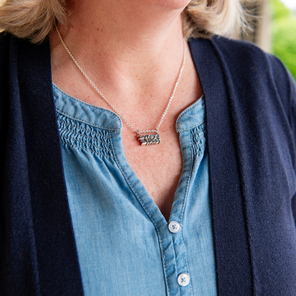 Vintage Love Ya Lions! Slide Necklace