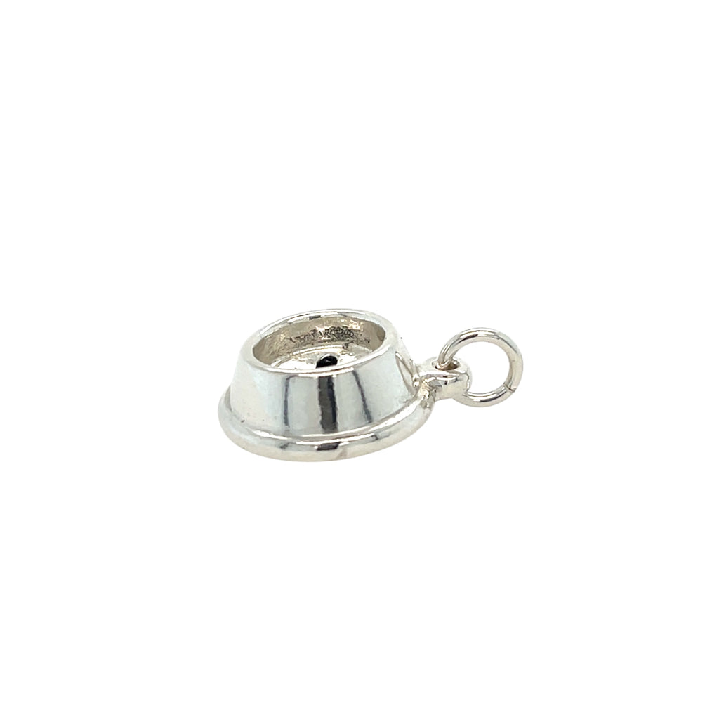 Sterling Silver Dog Bowl Charm