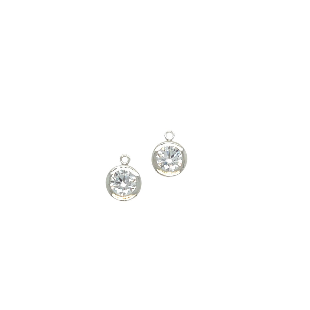 Filigree Bezel CZ Whisper Drops