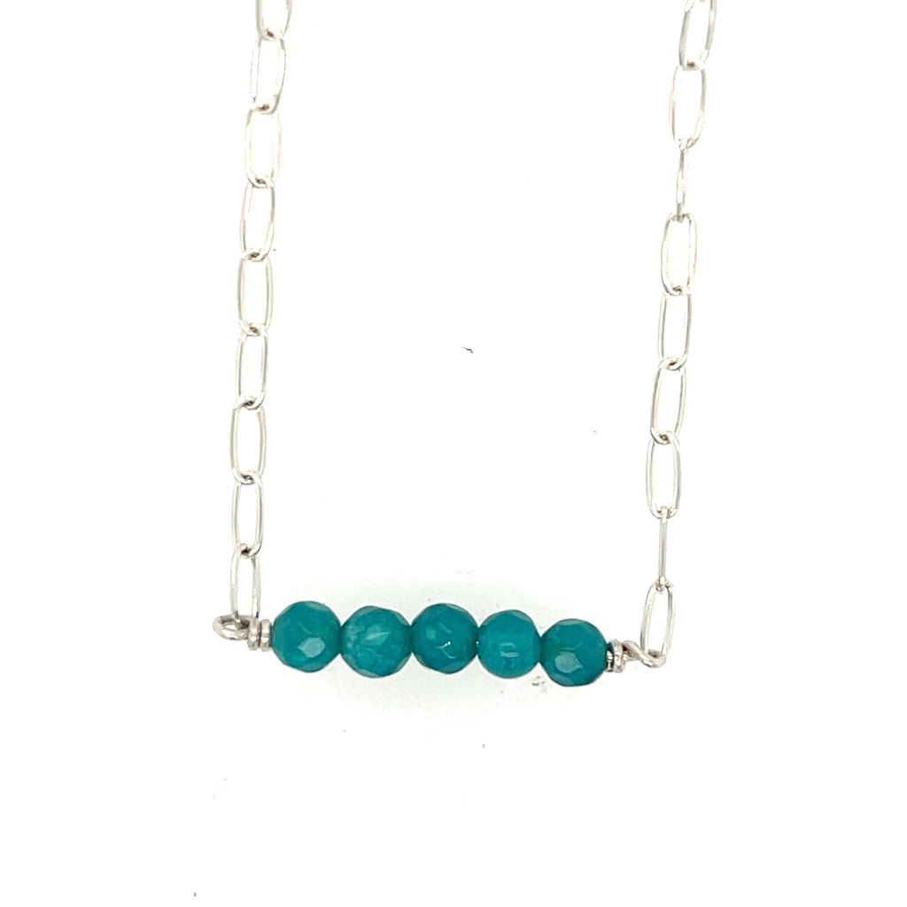 Beaded Bar Necklace