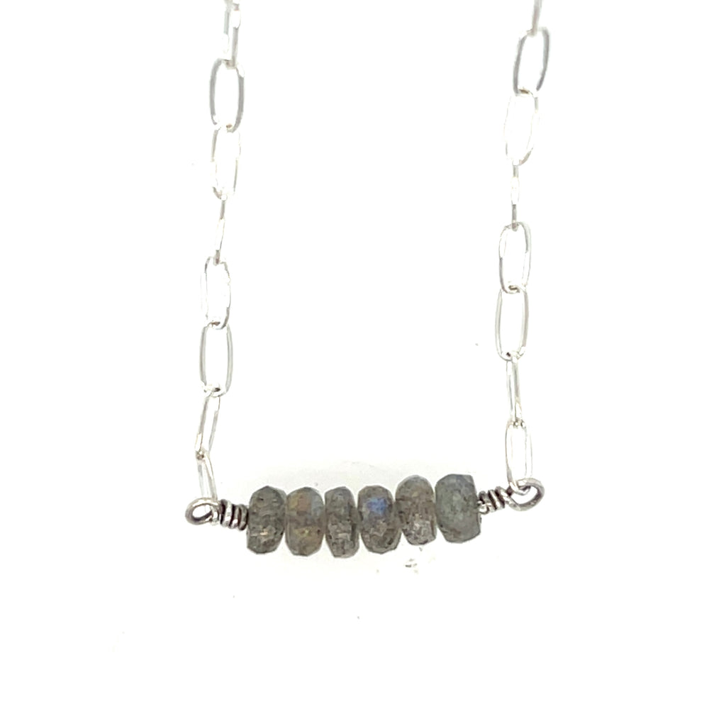 Beaded Bar Necklace