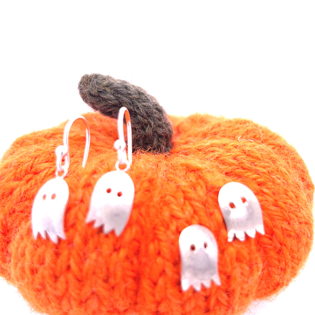Silver Ghost Earrings