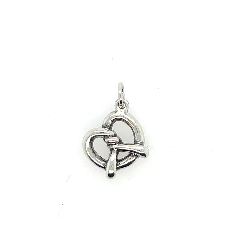 Sterling Silver Pretzel Charm